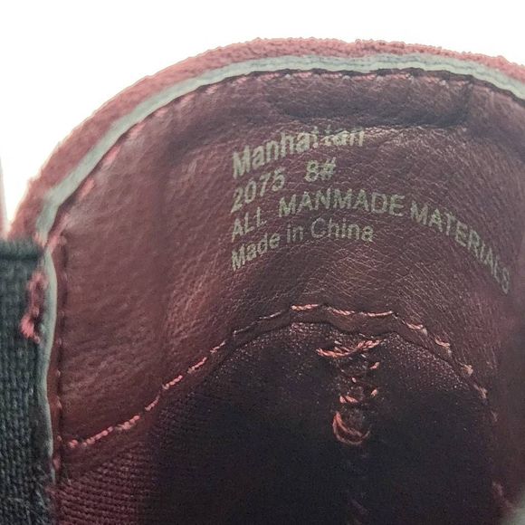 Seven7 Oxblood Manhattan Micro Suede Boot Size 8 NWT Ankle Bootie - Picture 10 of 10